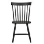 GRADE A1 - Set of 2 Wooden Black Spindle Dining Chairs - Olsen