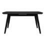 Black Wooden Extendable Dining Table - Seats 4-6 - Olsen