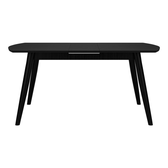 Black Wooden Extendable Dining Table - Seats 4-6 - Olsen - Furniture123