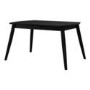 Black Wooden Extendable Dining Table - Seats 4-6 - Olsen