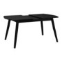 Black Wooden Extendable Dining Table - Seats 4-6 - Olsen