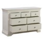 Olivia Off White 4 + 3 Drawer Wide Chest of Drawers