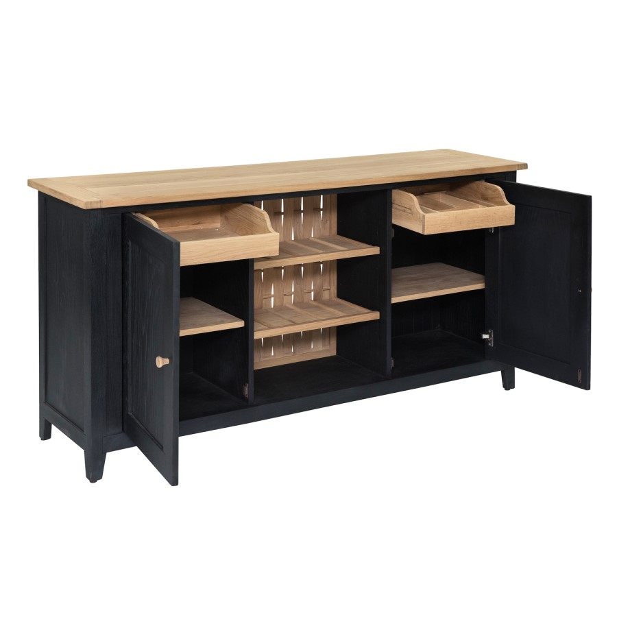 Willis & Gambier Boston Large Sideboard Oiled Black