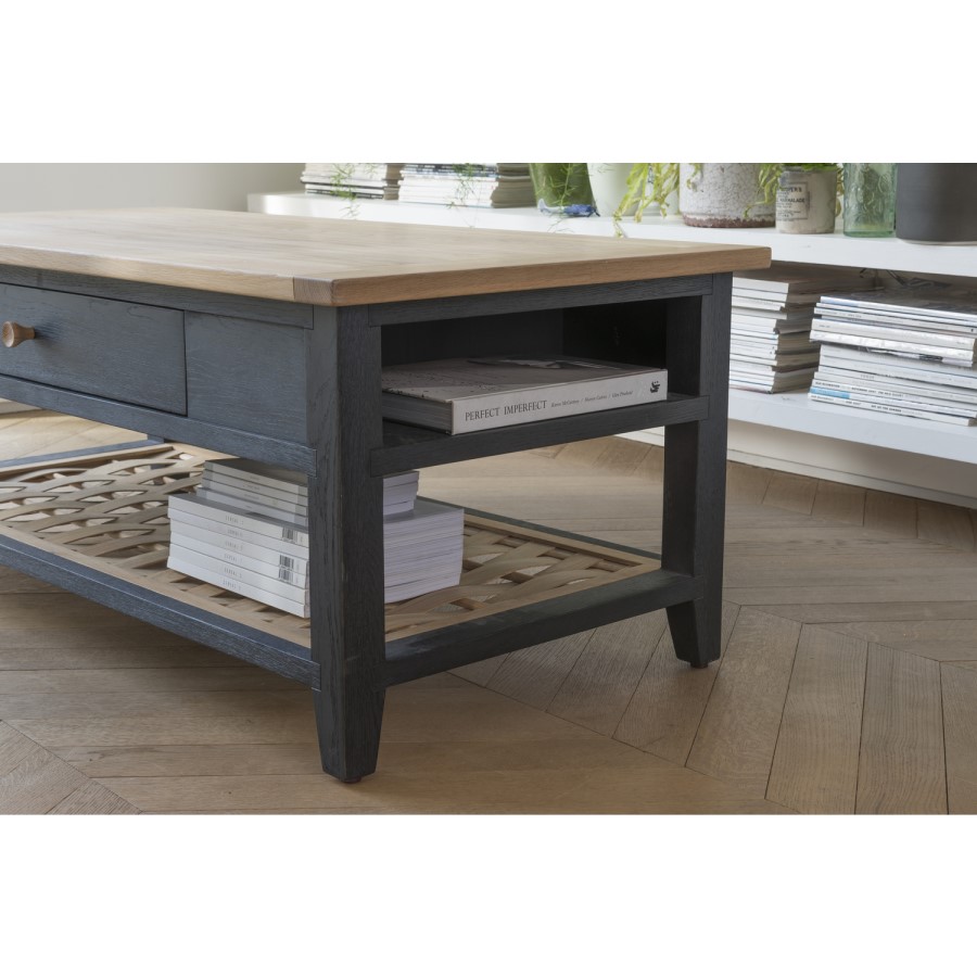 Willis & Gambier Boston Storage Coffee Table Black