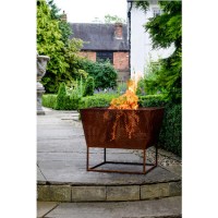 Ivyline Outdoor Norfolk Firebowl Rust Iron Ivyline Outdoor Norfolk Firebowl Rust Iron