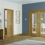 Internal Oak FD30 Fire Door - Unfinished - 1981 x 686 x 44mm - Palermo - XL Joinery