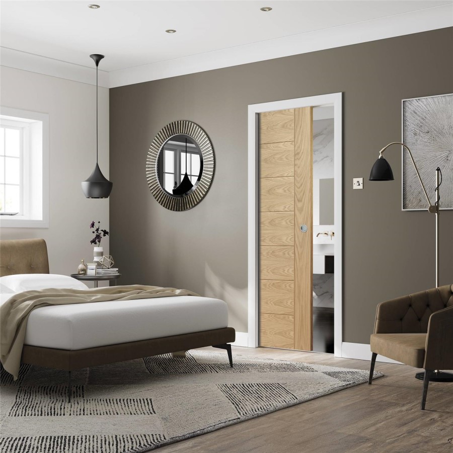 Palermo Original Internal Oak Door - Unfinished, 1981 x 762 x 54 mm