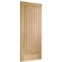Internal Oak Cottage Door - Unfinished - 1981 x 533 x 35mm - Suffolk - XL Joinery