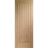 Internal Oak Cottage FD30 Fire Door - Unfinished - 1981 x 686 x 44mm - Suffolk - XL Joinery