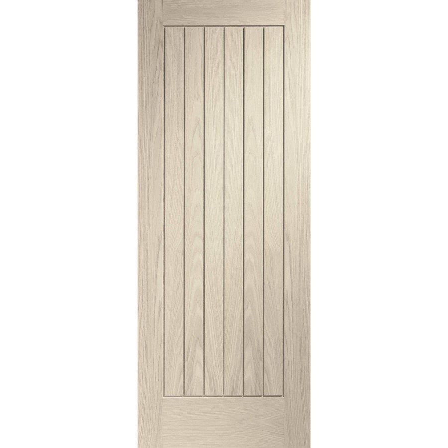 Internal Oak Cottage FD30 Fire Door - Unfinished - 1981 x 686 x 44mm - Suffolk - XL Joinery