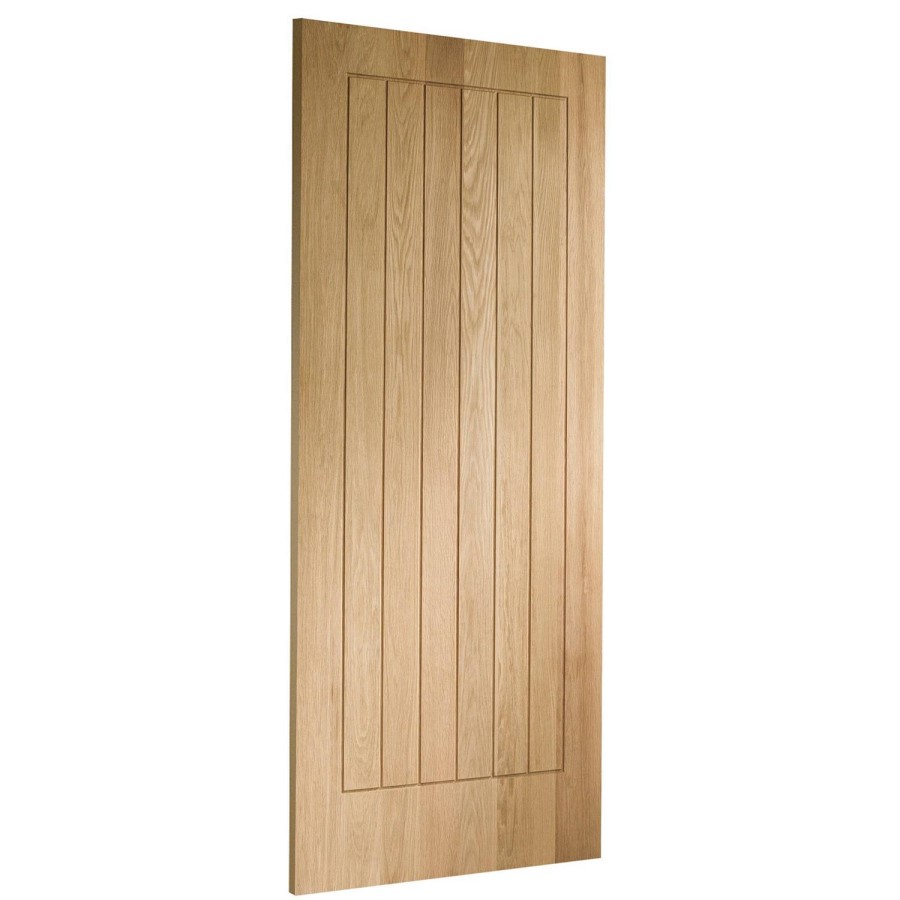 Suffolk Original Internal Oak 60 Minute Fire Door - 1981 x 838 x 54 mm, Unfinished
