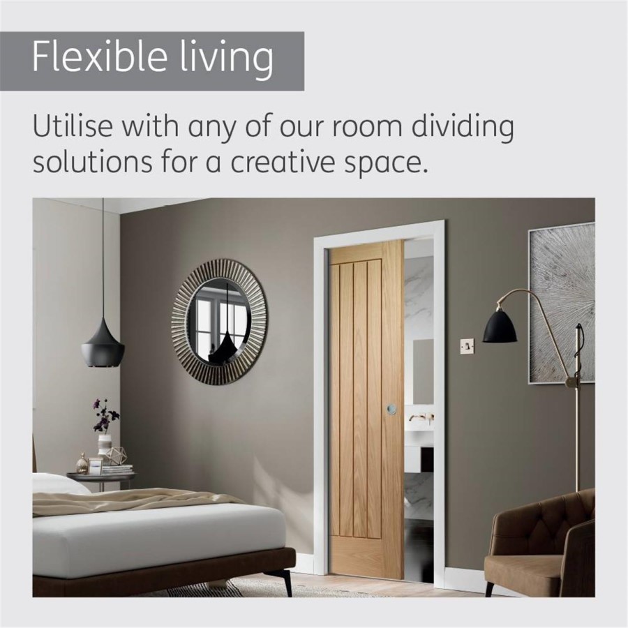 Internal Oak Cottage Door - Unfinished - 2040 x 626 x 40mm - Suffolk - XL Joinery