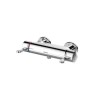 Bristan OPAC Exposed Thermostatic Bar Shower Valve with Lever Handles &amp; Self-Isolating Wallmount 12 Fixing Kit