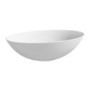Matt White Oval Stone Resin Countertop Basin with Waste 500mm - Opal