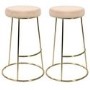 Pair of Pink Opera Bar Stools