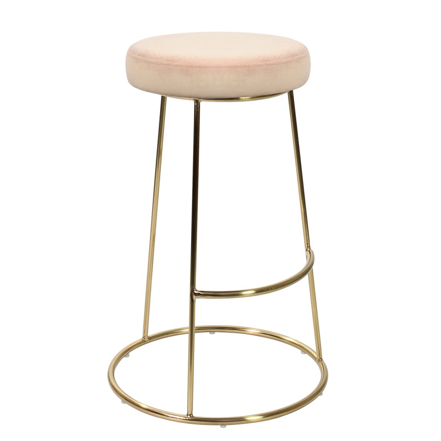 Pair of Pink Opera Bar Stools