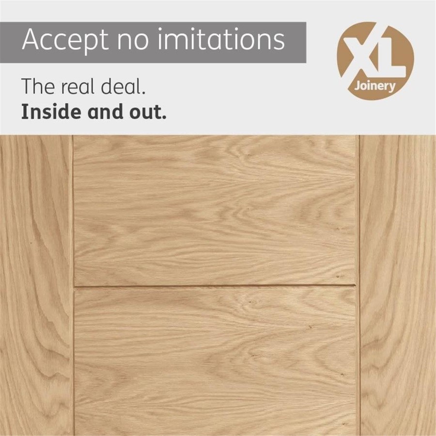 Internal Oak Door - Pre-Finished - 1981 x 533 x 35mm - Palermo Premium - XL Joinery