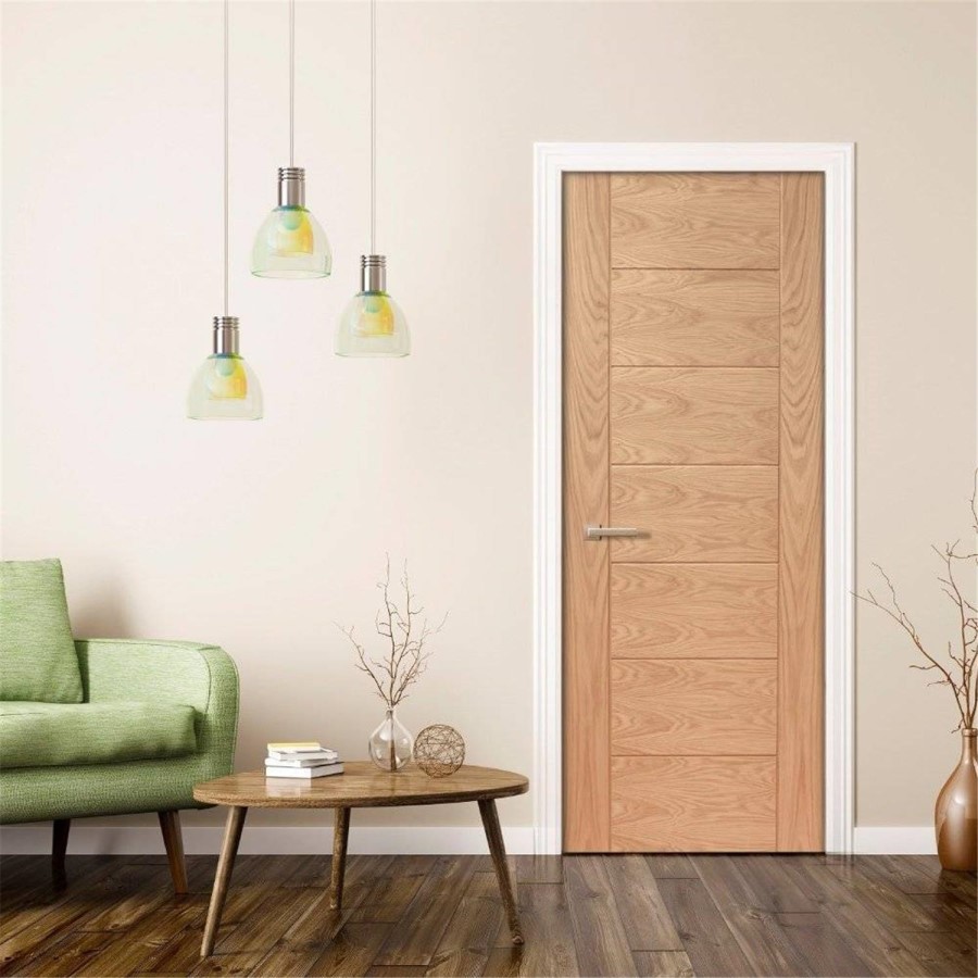Internal Oak FD30 Fire Door - Pre-Finished - 2040 x 926 x 44mm - Palermo Premium - XL Joinery