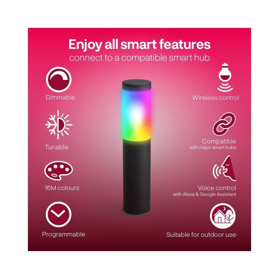Innr Smart Outdoor Add-on Pedestal Light