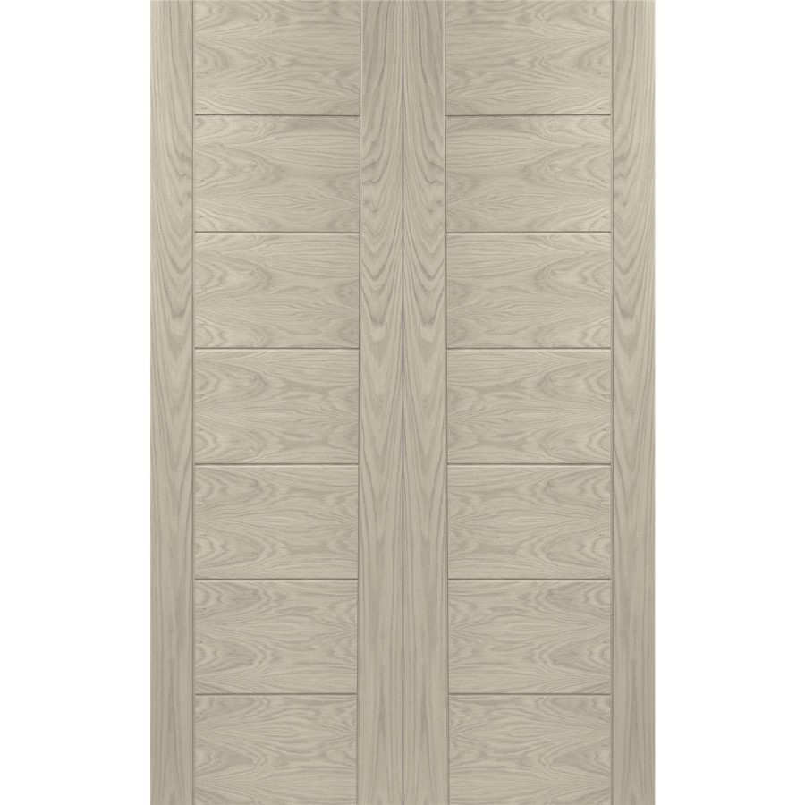 Internal Oak French Doors - Unfinished - 1981 x 1524 x 40mm - Palermo - XL Joinery