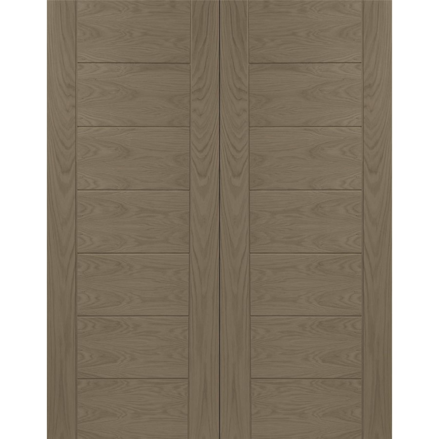 Internal Oak French Doors - Unfinished - 1981 x 1524 x 40mm - Palermo - XL Joinery