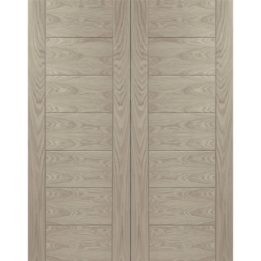 Internal Oak French Doors - Unfinished - 1981 x 1524 x 40mm - Palermo - XL Joinery