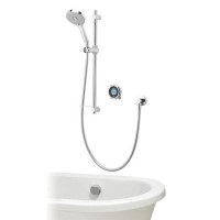 Aqualisa Optic Q Smart Digital Shower Concealed with Adjustable Head and Bath Filler HP/Combi