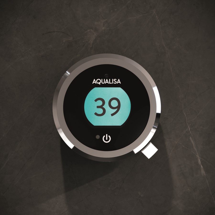 Aqualisa Optic Q Dual Wall Mounted Smart Digital Mixer Thermostatic Shower Gravity Pumped