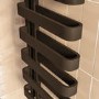 Black Designer Towel Radiator 1300 x 500mm - Ordos