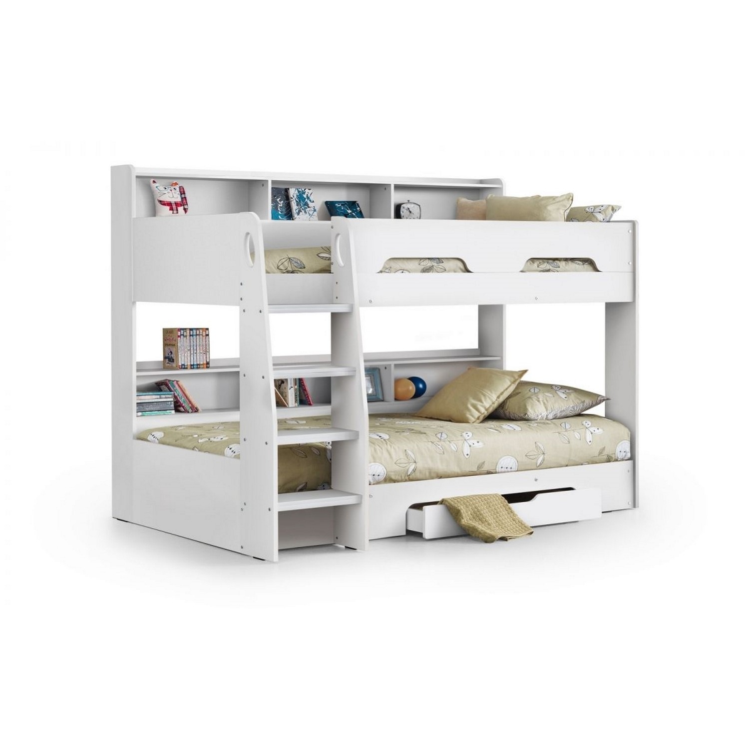 Julian Bowen Orion White Bunk Bed Furniture123