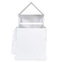 White Mid Sleeper House Bed with Storage - Orpheus
