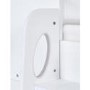White Mid Sleeper House Bed with Storage - Orpheus