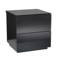 UK-CF Oslo Drawer Gloss Black Storage Unit