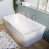 Freestanding Double Ended Back to Wall Bath 1700 x 740mm - Oslo