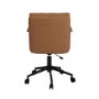 Tan Faux Leather Swivel Office Chair - Otis