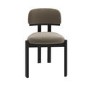 Set of 2 Mink Velvet Dining Chairs - Otto