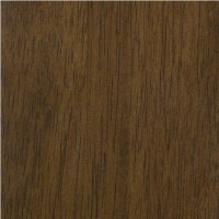Round Walnut Dining Table Set with 4 Beige Upholstered Chairs - Seats 4 - Owen
