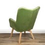 Green Velvet Wingback Chair - Owen