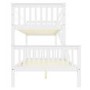 GRADE A1 - Oxford Triple Bunk Bed in White - Small Double
