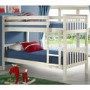 GRADE A2 - Oxford Stone White Single Bunk Bed - Ladder fixes to either side!