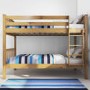 Oxford Pine Single Bunk Bed - Ladder fixes to either side!