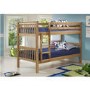 GRADE A1 - Oxford Pine Single Bunk Bed - Ladder fixes to either side!