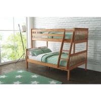 Oxford Triple Bunk Bed in Pine - Small Double