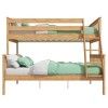 Oxford Triple Bunk Bed in Pine - Small Double