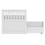 GRADE A2 - Oxford Captains Guest Bed With Storage in Pure White