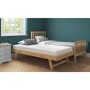 Oxford Single Guest Bed in Pine - Trundle Bed Included