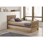 GRADE A1 - Oxford Single Guest Bed in Pine - Trundle Bed Included