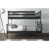 GRADE A2 - Oxford Triple Bunk Bed in Dark Grey - Small Double