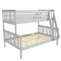GRADE A1 - Oxford Triple Bunk Bed in Light Grey - Small Double