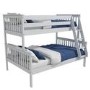 GRADE A1 - Oxford Triple Bunk Bed in Light Grey - Small Double